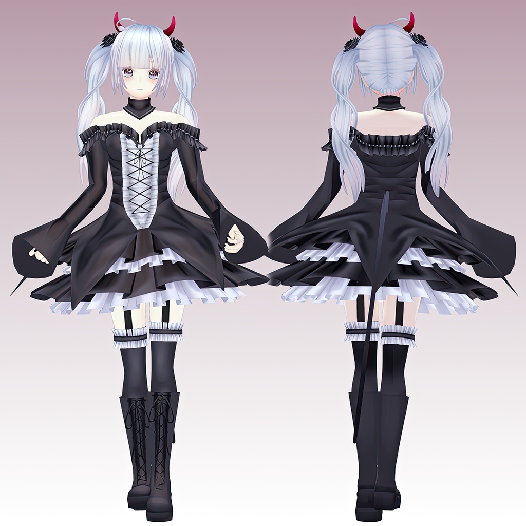 セール大幅値下げ!!オリジナル3Dモデル 【散魔 -chiluma-】