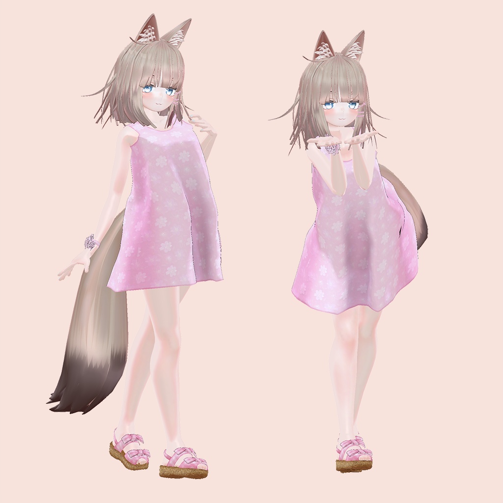 オリジナル3Dモデル 【LuLuchi -ルルチ-】 ver2.2