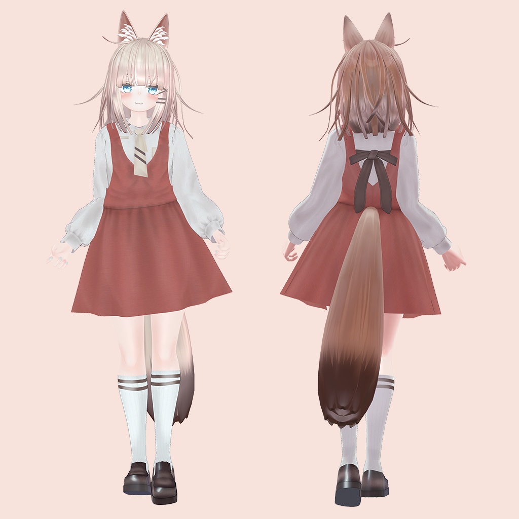 オリジナル3Dモデル 【LuLuchi -ルルチ-】 ver2.2