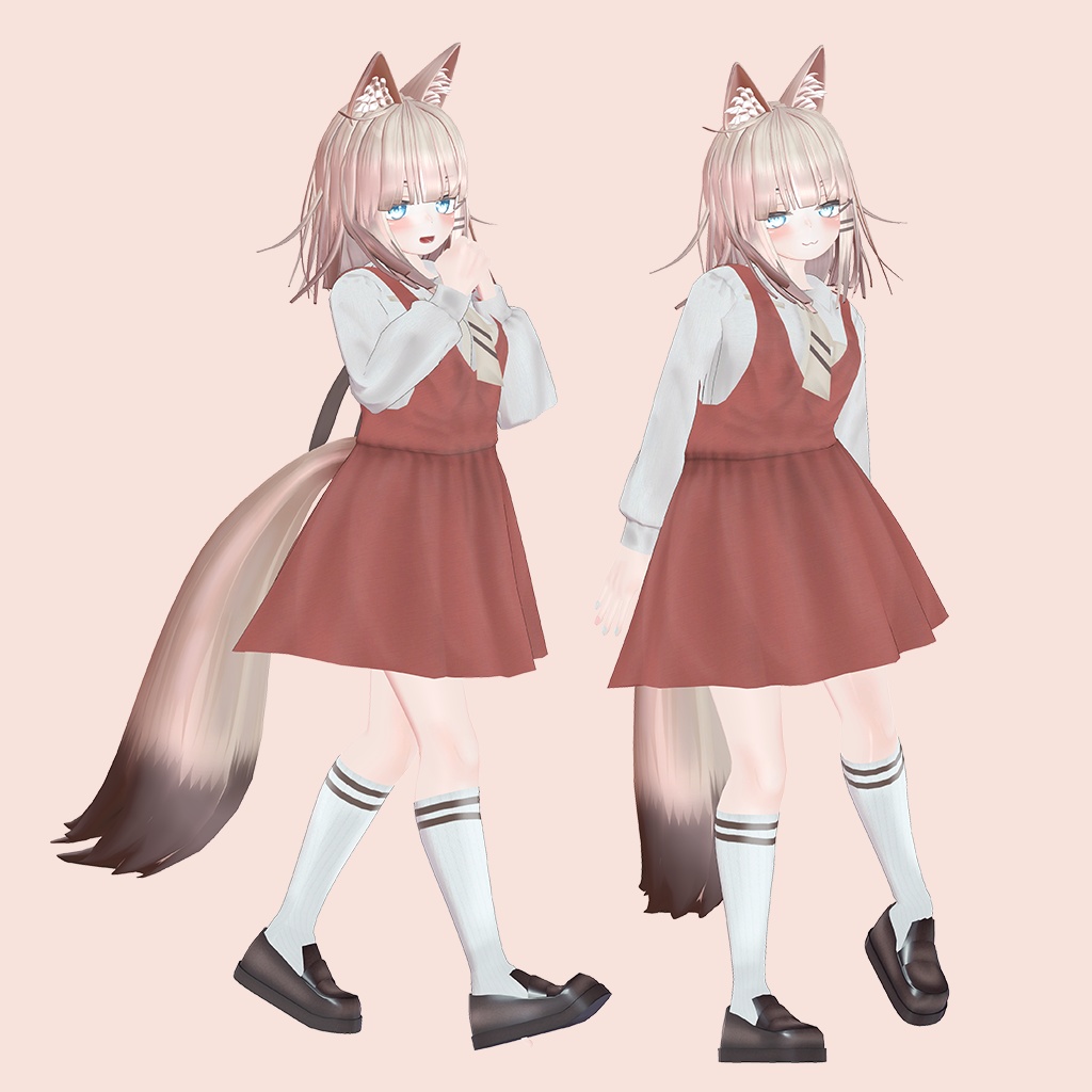 オリジナル3Dモデル 【LuLuchi -ルルチ-】 ver2.2