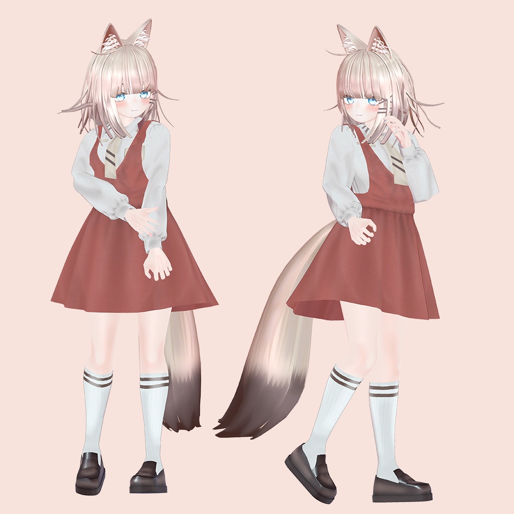 オリジナル3Dモデル 【LuLuchi -ルルチ-】 ver2.2