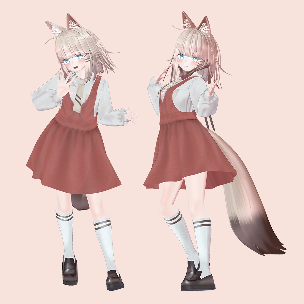 オリジナル3Dモデル 【LuLuchi -ルルチ-】 ver2.2