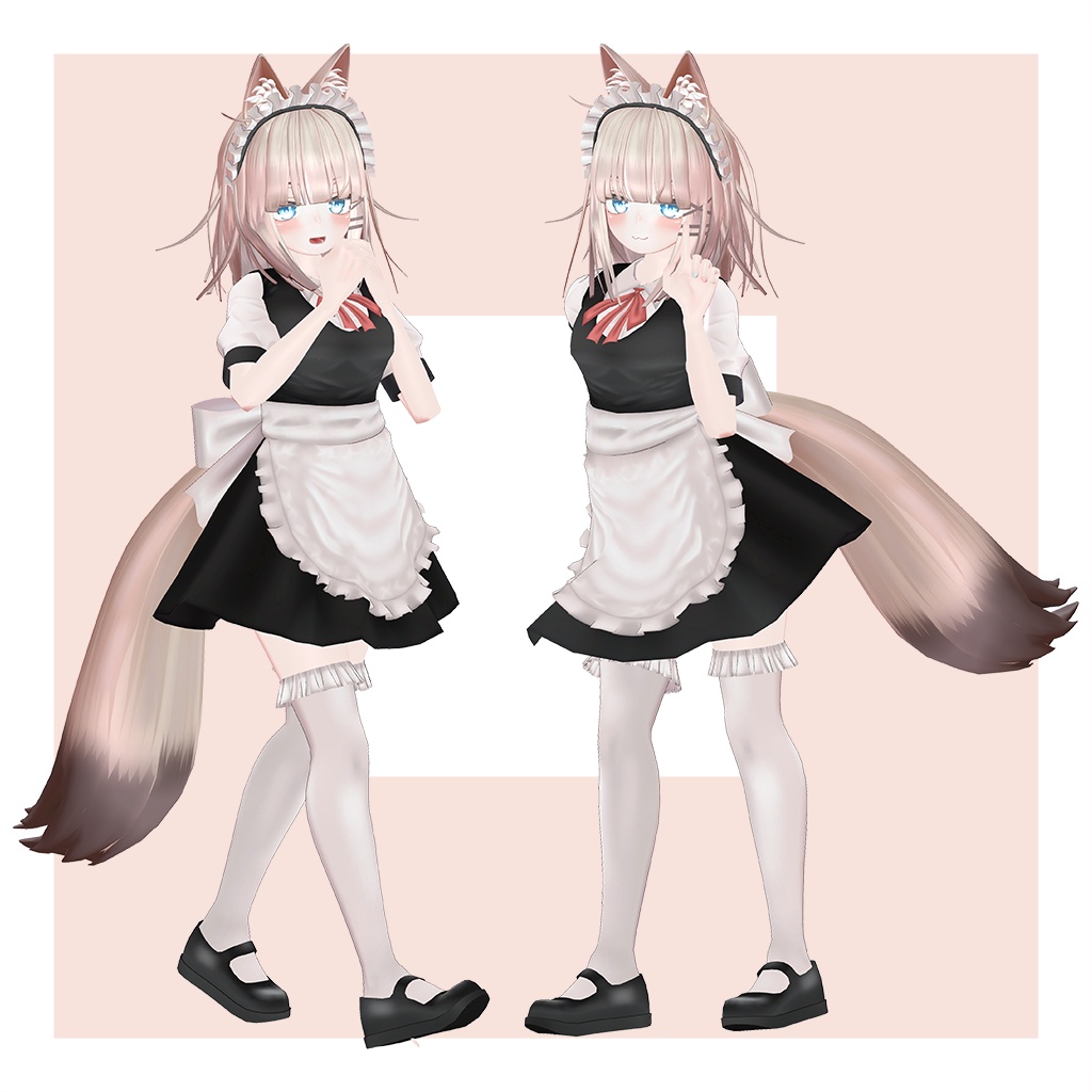 オリジナル3Dモデル 【LuLuchi -ルルチ- 専用メイド服】