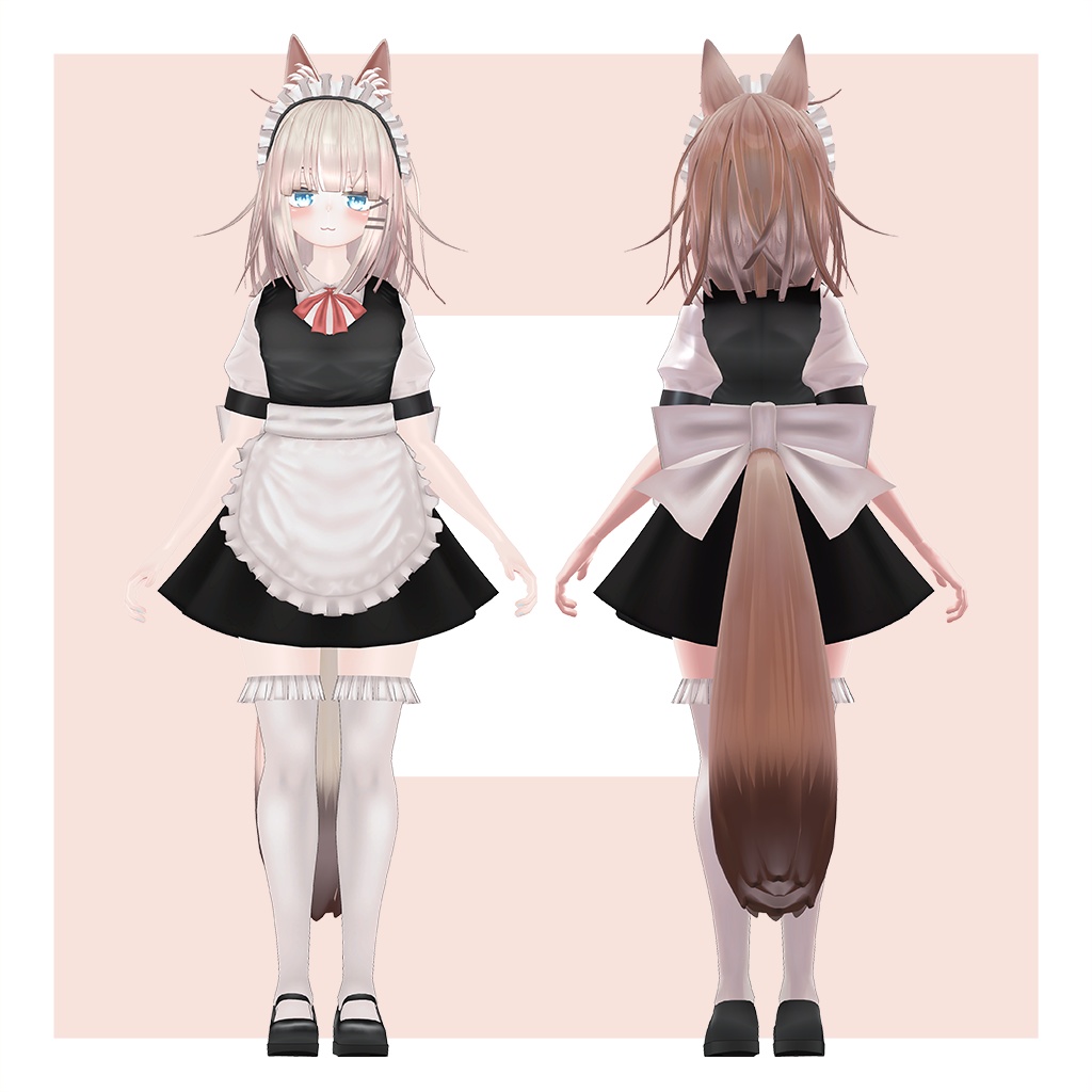 オリジナル3Dモデル 【LuLuchi -ルルチ- 専用メイド服】