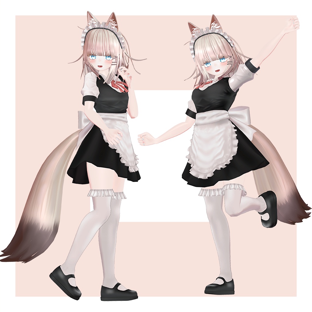 オリジナル3Dモデル 【LuLuchi -ルルチ- 専用メイド服】