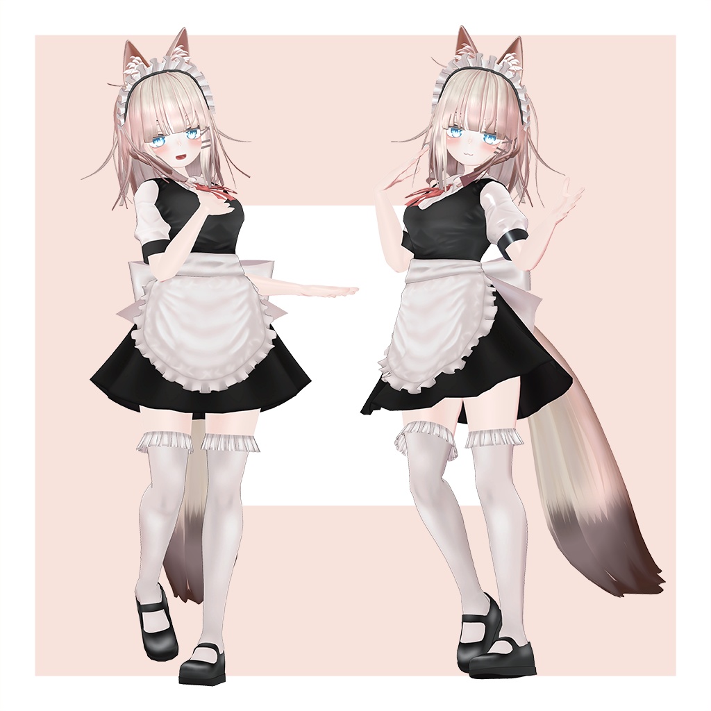 オリジナル3Dモデル 【LuLuchi -ルルチ- 専用メイド服】