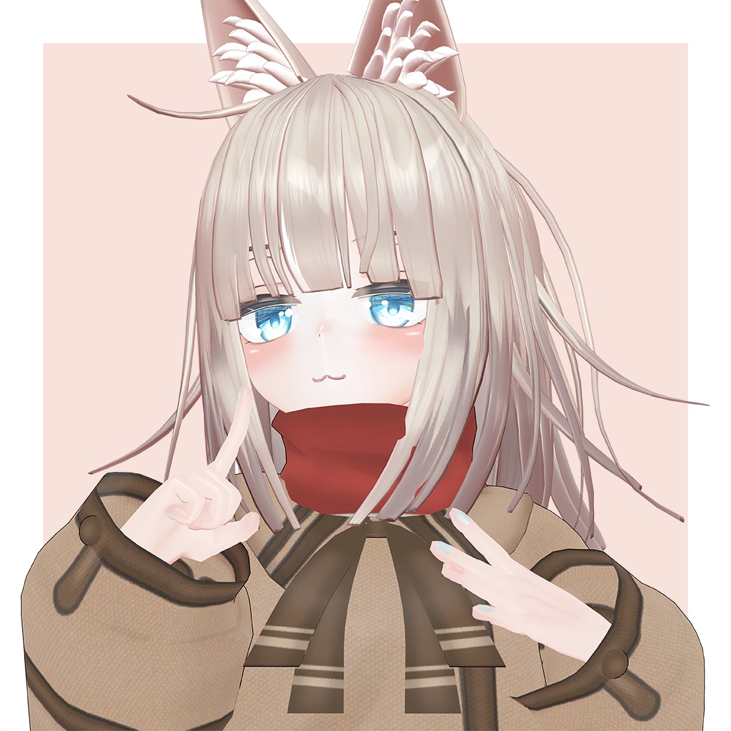 オリジナル3Dモデル 【LuLuchi -ルルチ- 専用冬服】