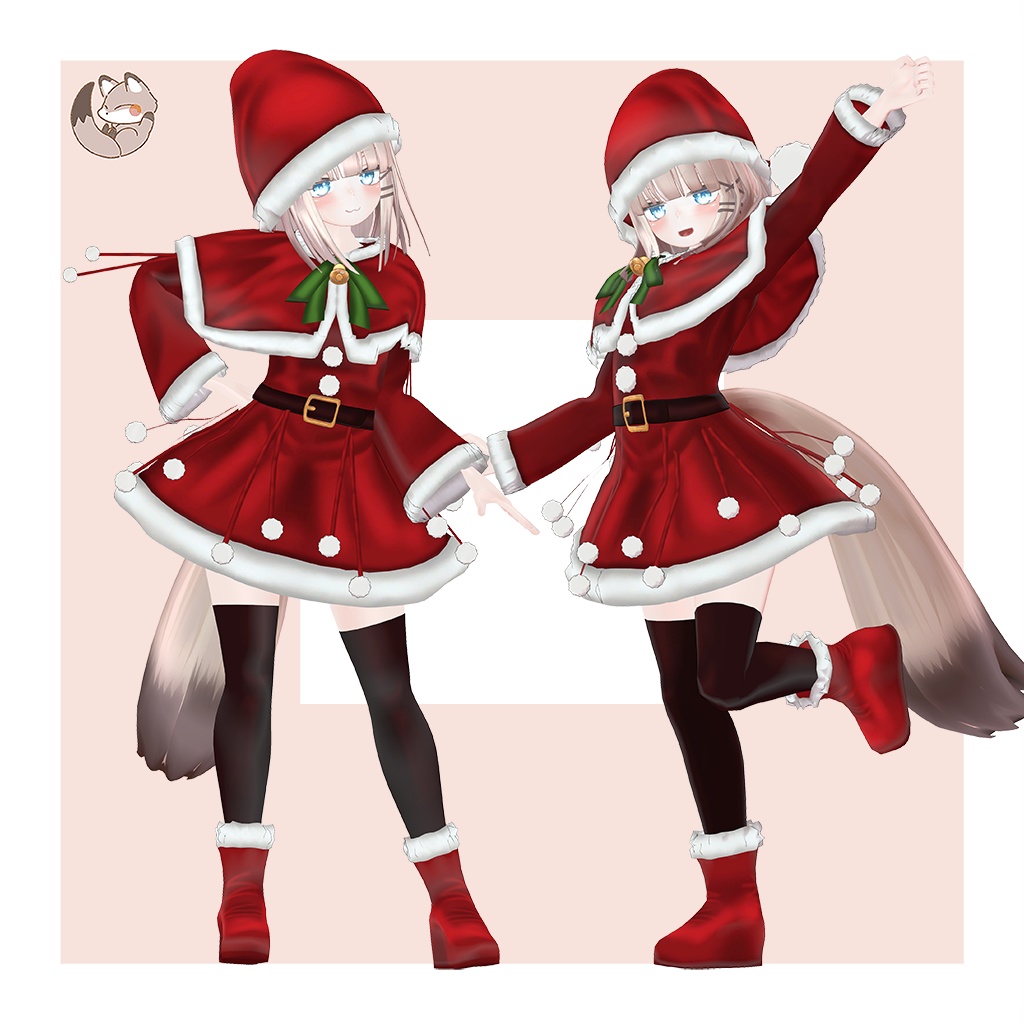 オリジナル3Dモデル 【LuLuchi -ルルチ- 専用サンタ服】