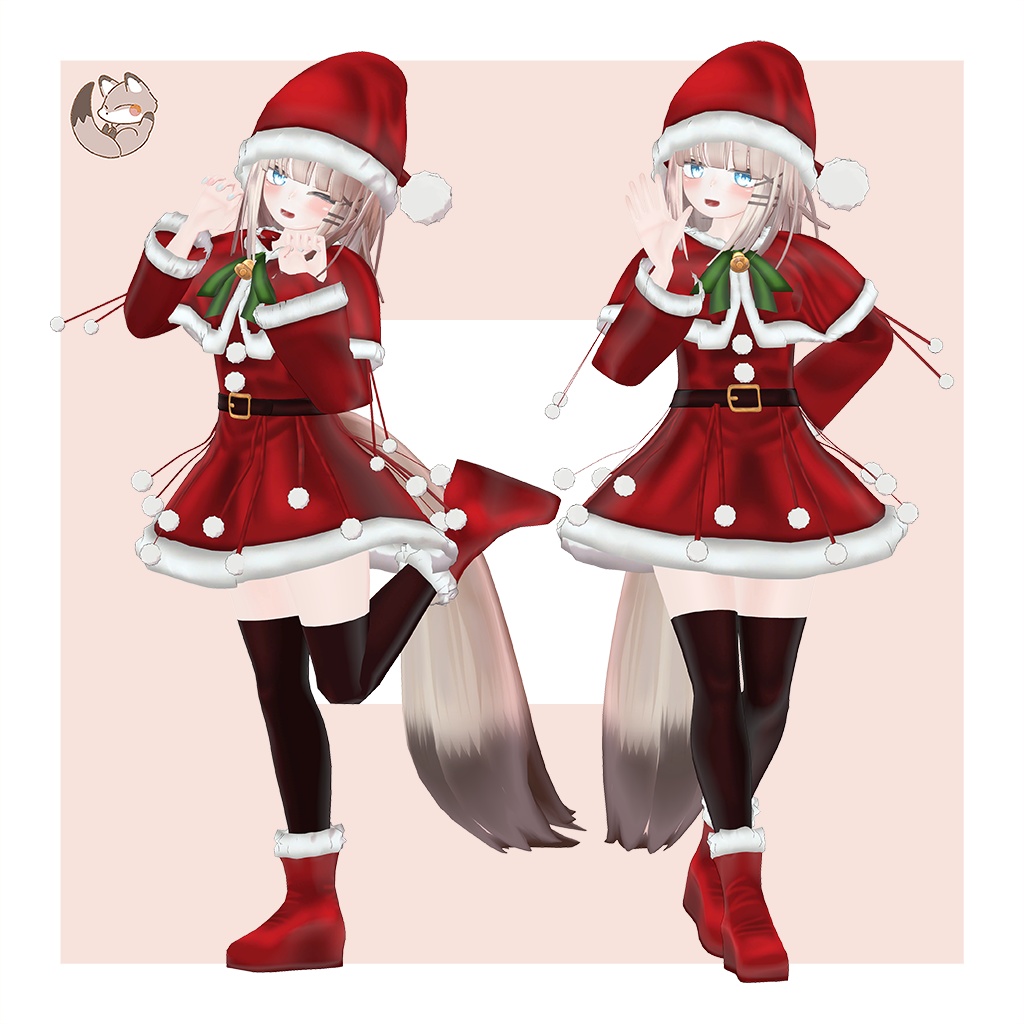 オリジナル3Dモデル 【LuLuchi -ルルチ- 専用サンタ服】