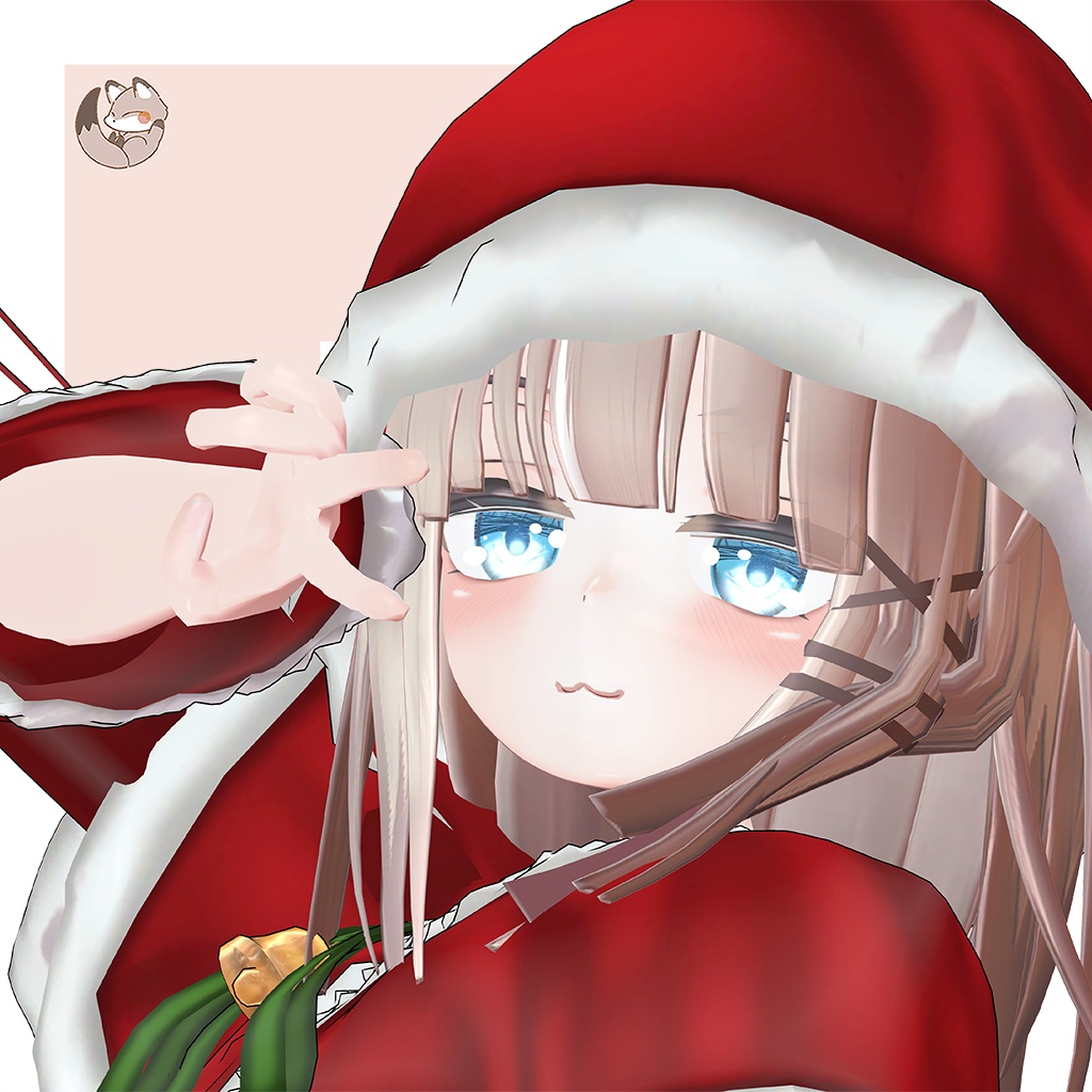 オリジナル3Dモデル 【LuLuchi -ルルチ- 専用サンタ服】