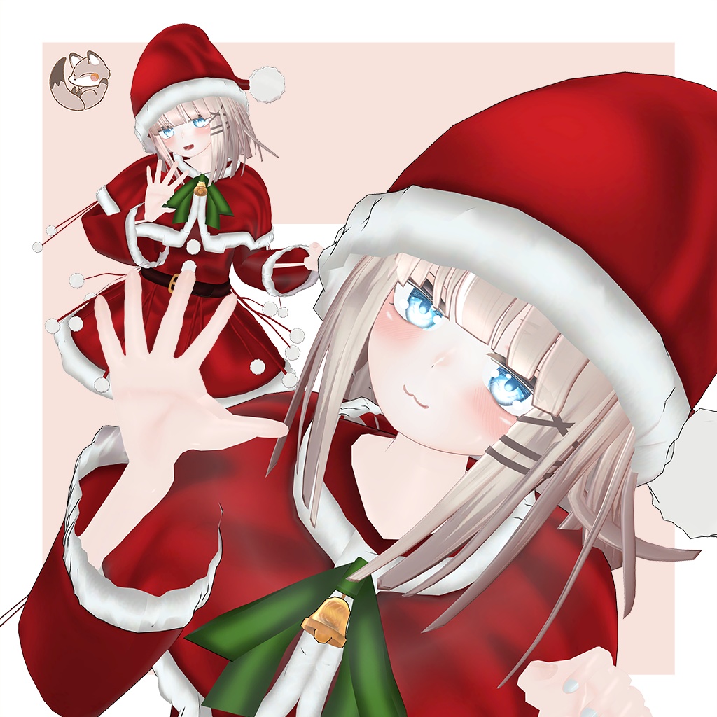 オリジナル3Dモデル 【LuLuchi -ルルチ- 専用サンタ服】