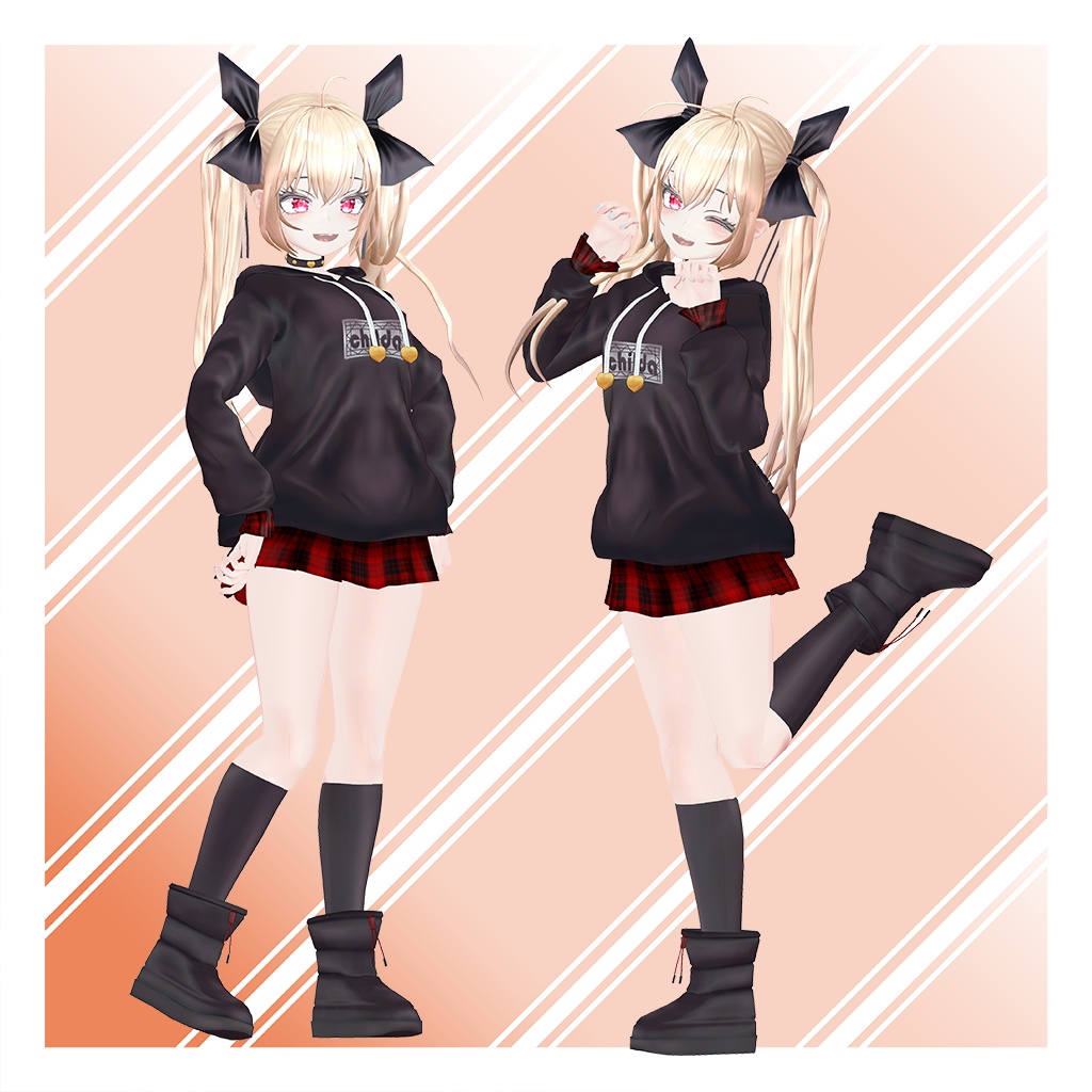 オリジナル3Dモデル 【チーナ -cheena-】