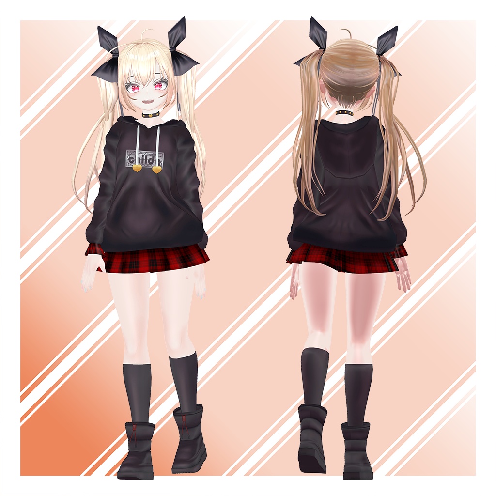 オリジナル3Dモデル 【チーナ -cheena-】