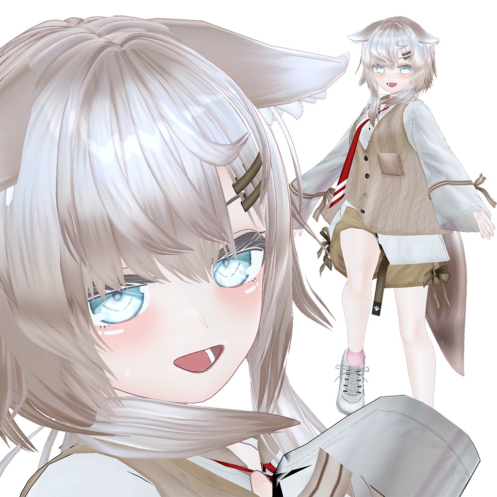 オリジナル3Dモデル 【ナルル -naruru-】