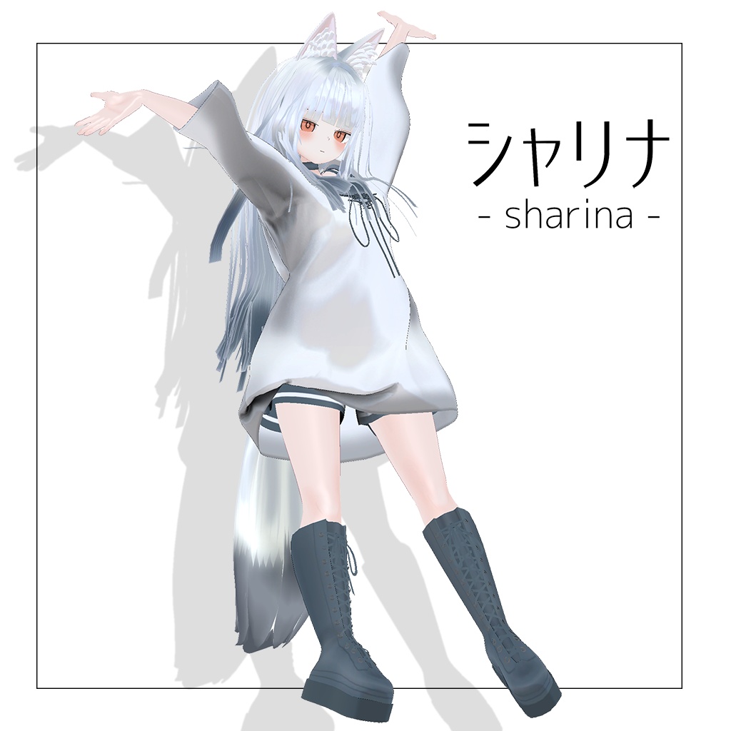 オリジナル3Dモデル 【シャリナ -sharina-】