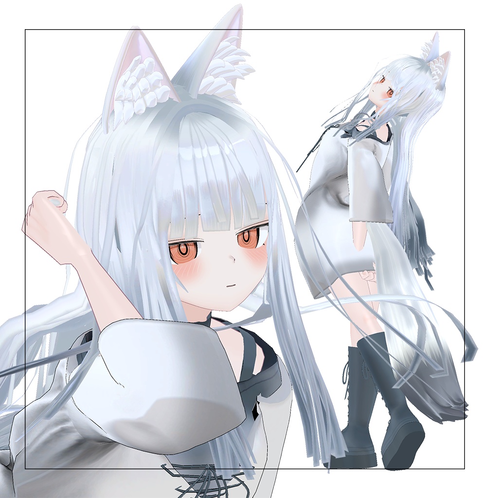 オリジナル3Dモデル 【シャリナ -sharina-】