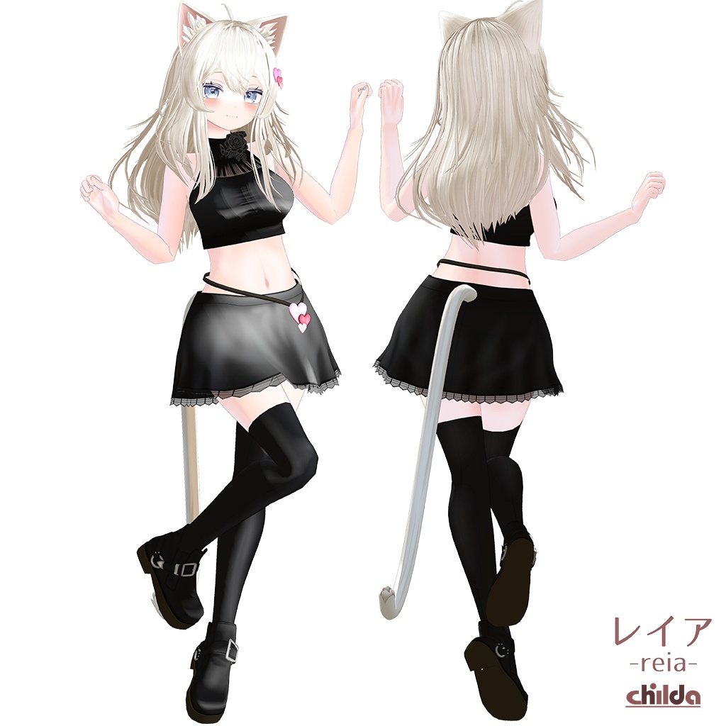 オリジナル3Dモデル 【レイア -reia-】