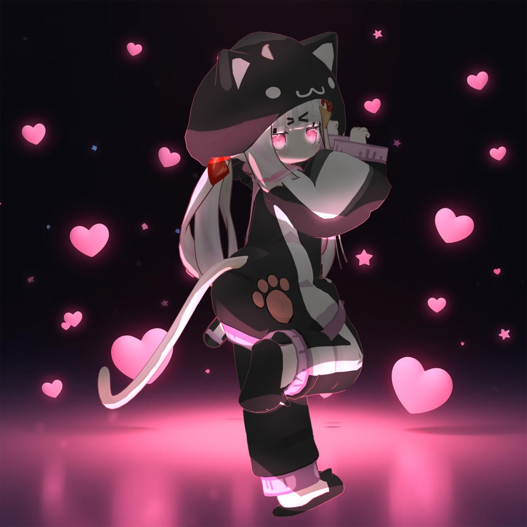 オリジナル3Dモデル 【みゅう -myu-】