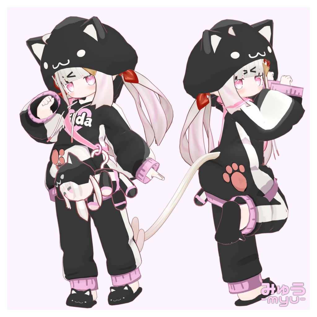 オリジナル3Dモデル 【みゅう -myu-】