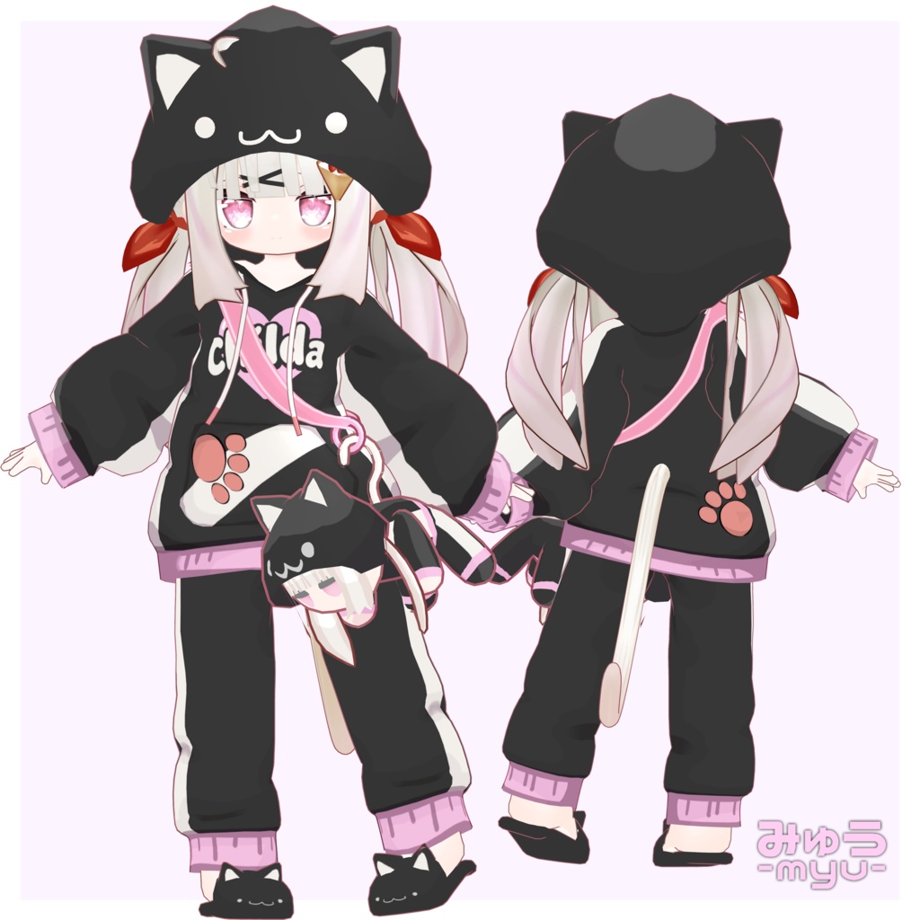 オリジナル3Dモデル 【みゅう -myu-】