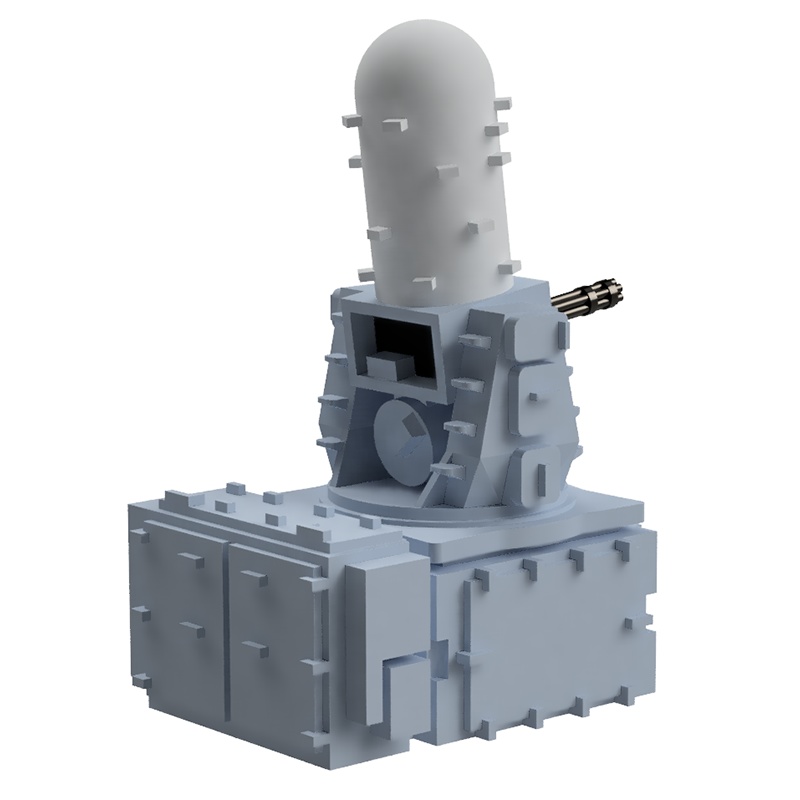 7001 1/700スケール Mk-15 ファランクス CIWS Block0 5基セット