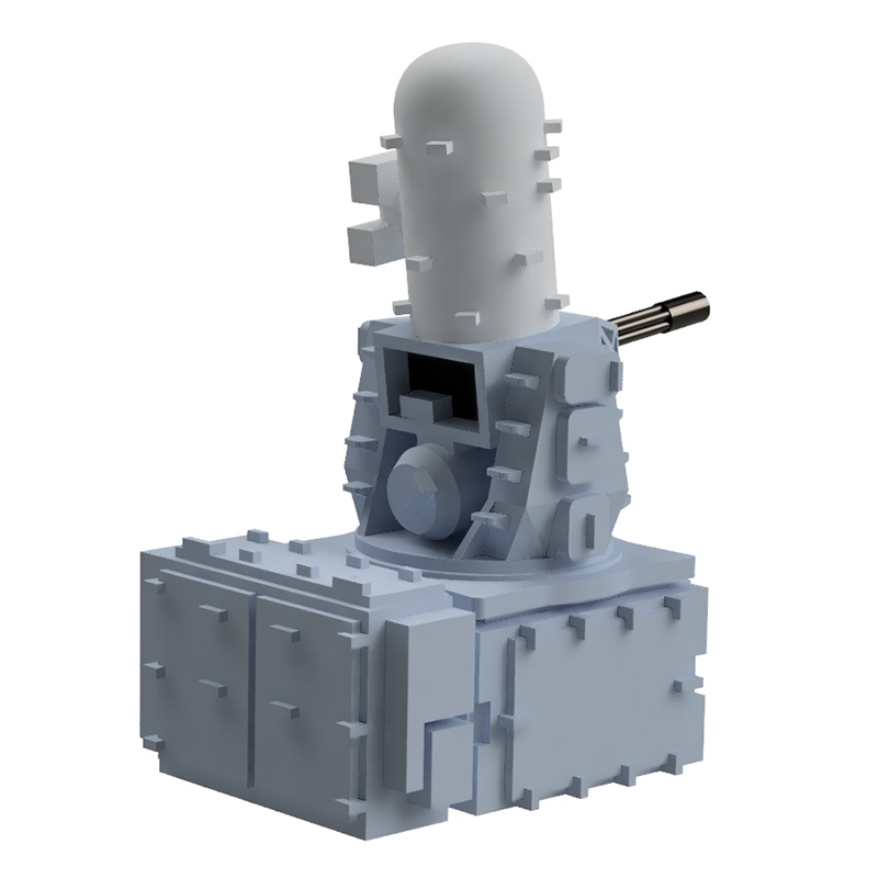 7004  1/700スケール Mk-15 ファランクス CIWS Block1B 5基セット