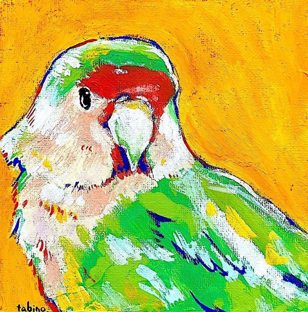 コザクラインコ 15cm×15cm(原画)