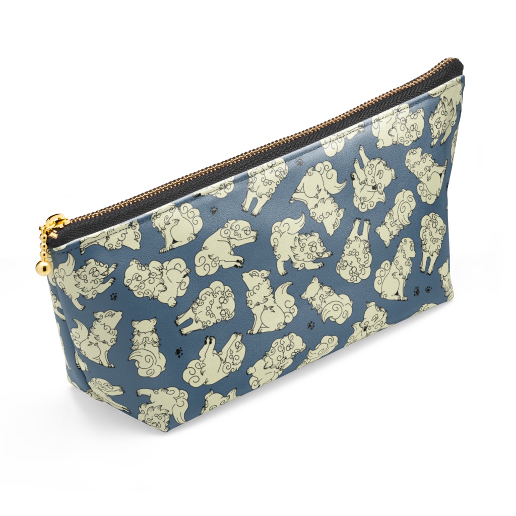 ココマイヌ ポーチ(紺)