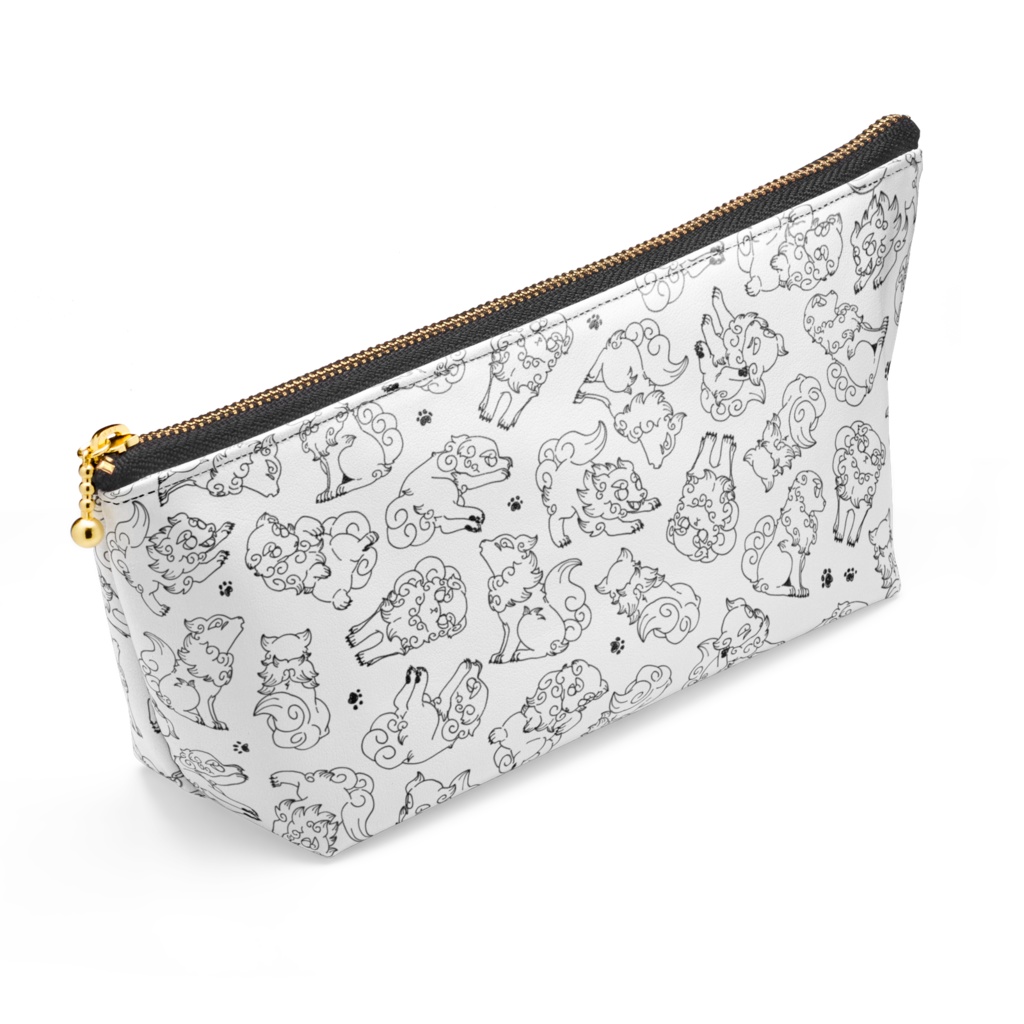 ココマイヌ ポーチ(白)