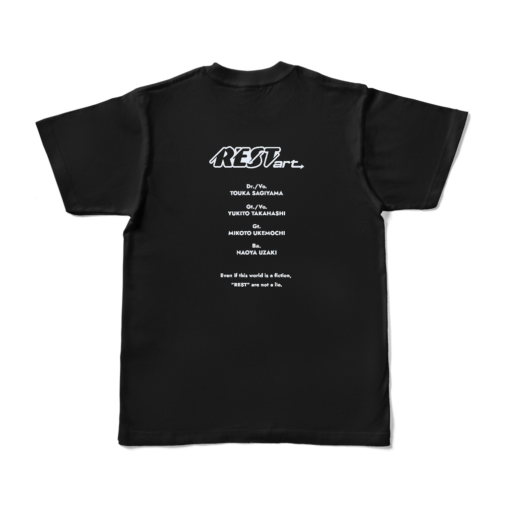 RESTart カラーTシャツ【黒】