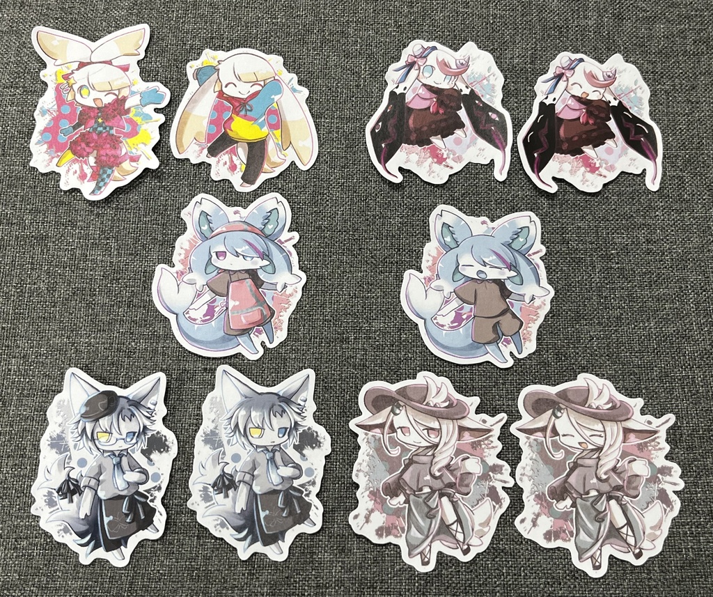 誰デザ組ステッカーvol.1