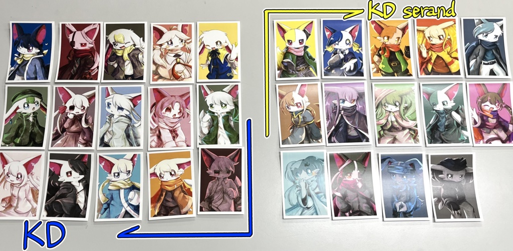 KD,KD serand ポストカード