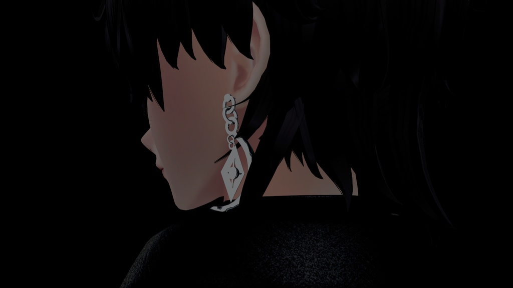 【VRChat】月ピアス