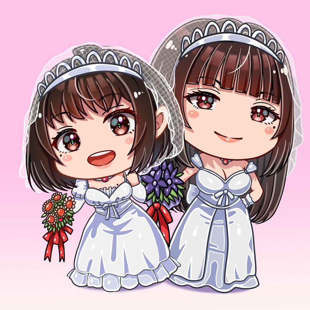 黒髪姉妹シリーズのアクリルキーホルダー全14種コンプリートセット