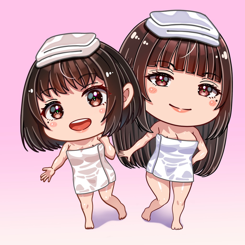 黒髪姉妹シリーズのアクリルキーホルダー全14種コンプリートセット