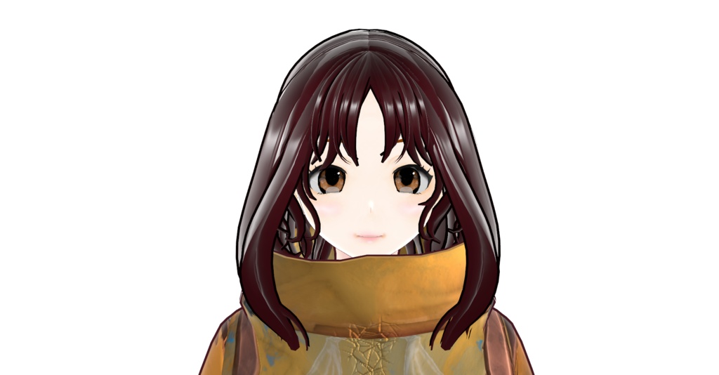 VROID vroidcustomitem　カスタムヘアーNO2　一体型