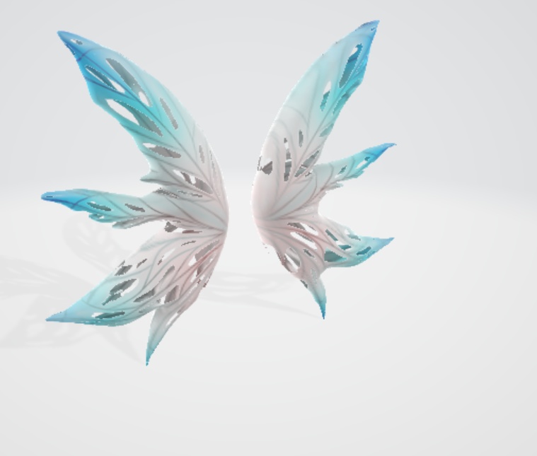 エルフの翼 VrmPosingDesktop にも使えます。