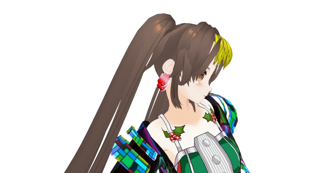 アホ毛 アクセサリー リボン