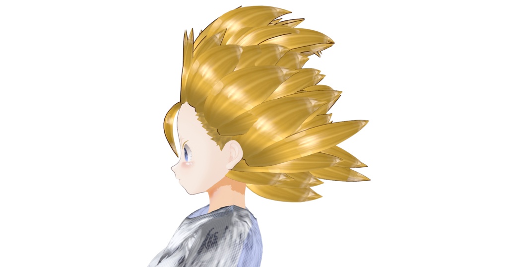 VROID vroidcustomitem カスタムヘアーNO16