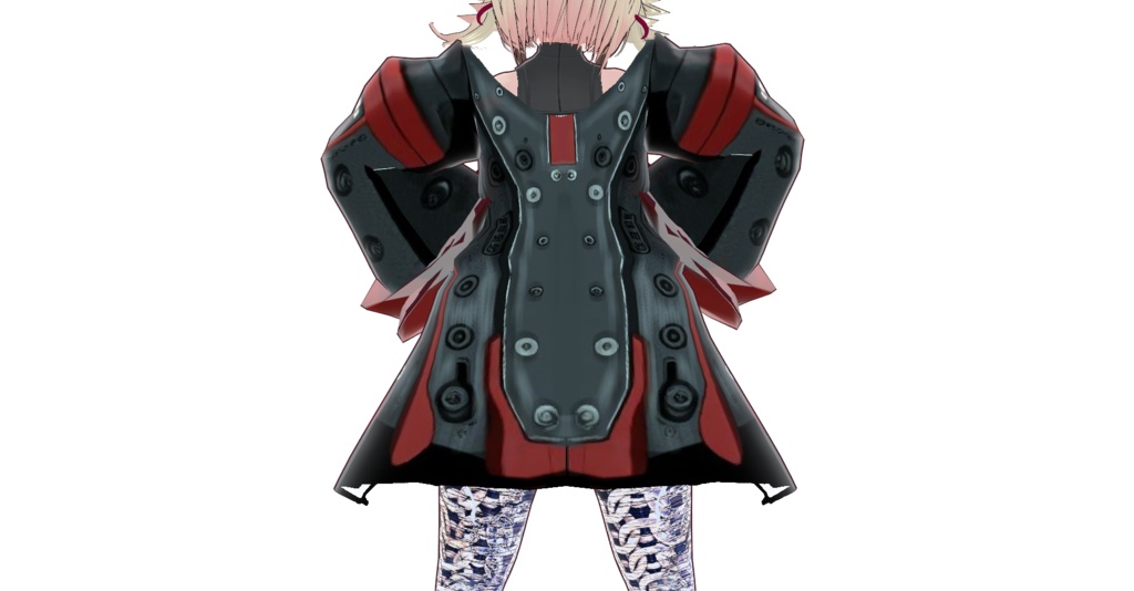 ハンタージャケット2(黒色 白色陰影付きバージョンセット)