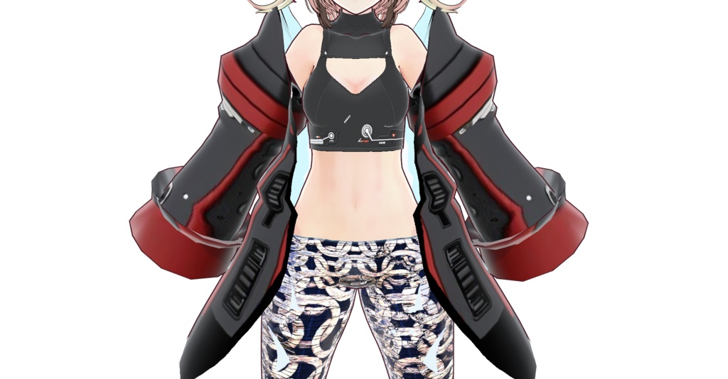 ハンタージャケット2(黒色 白色陰影付きバージョンセット)