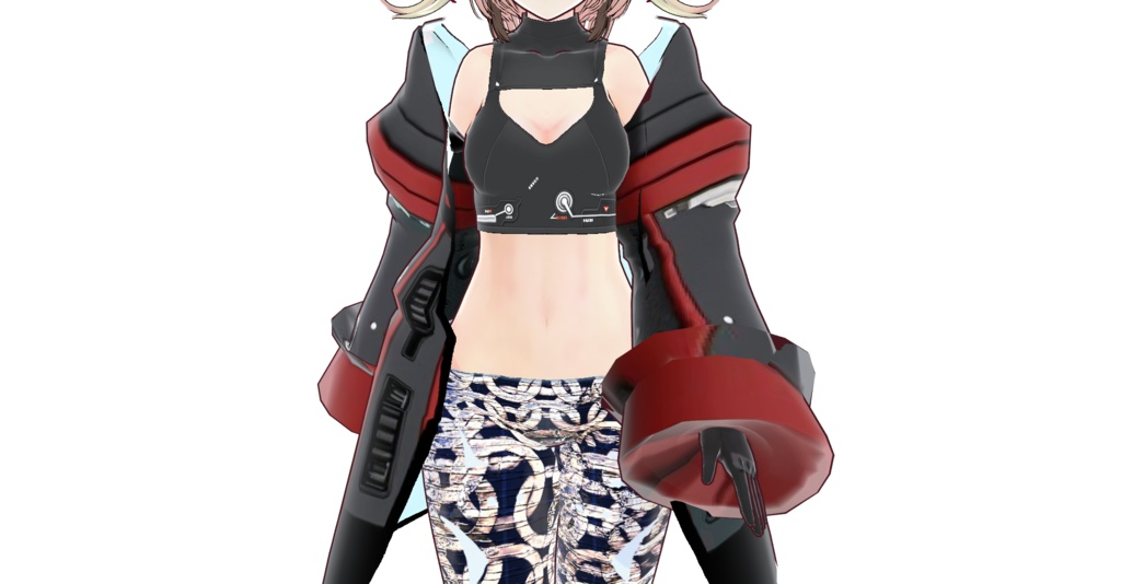 ハンタージャケット2(黒色 白色陰影付きバージョンセット)