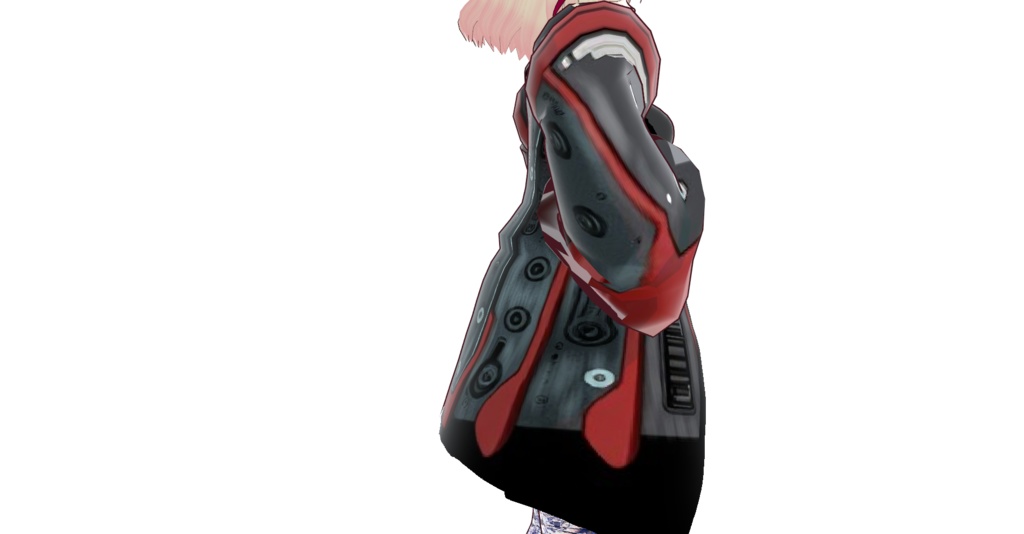 ハンタージャケット2(黒色 白色陰影付きバージョンセット)