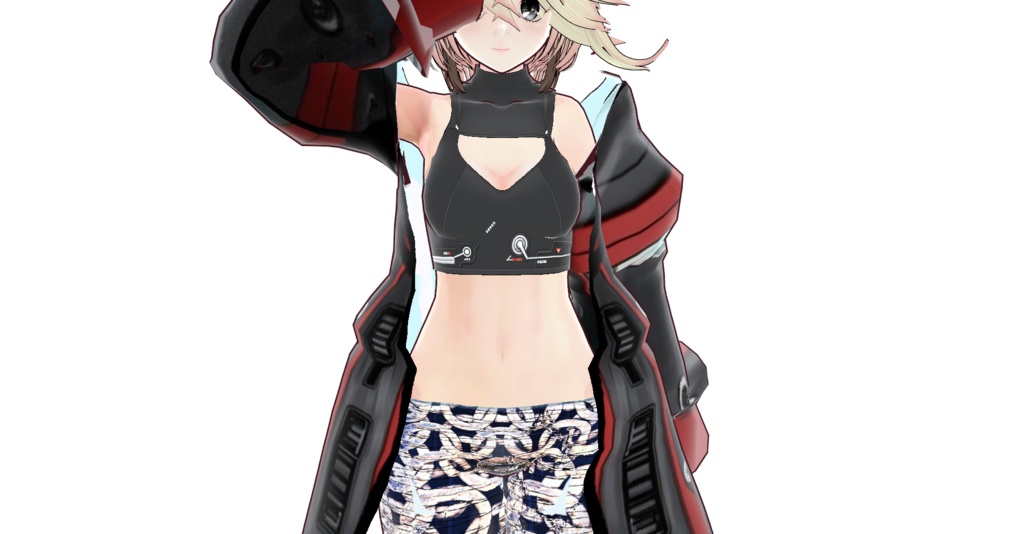 ハンタージャケット2(黒色 白色陰影付きバージョンセット)