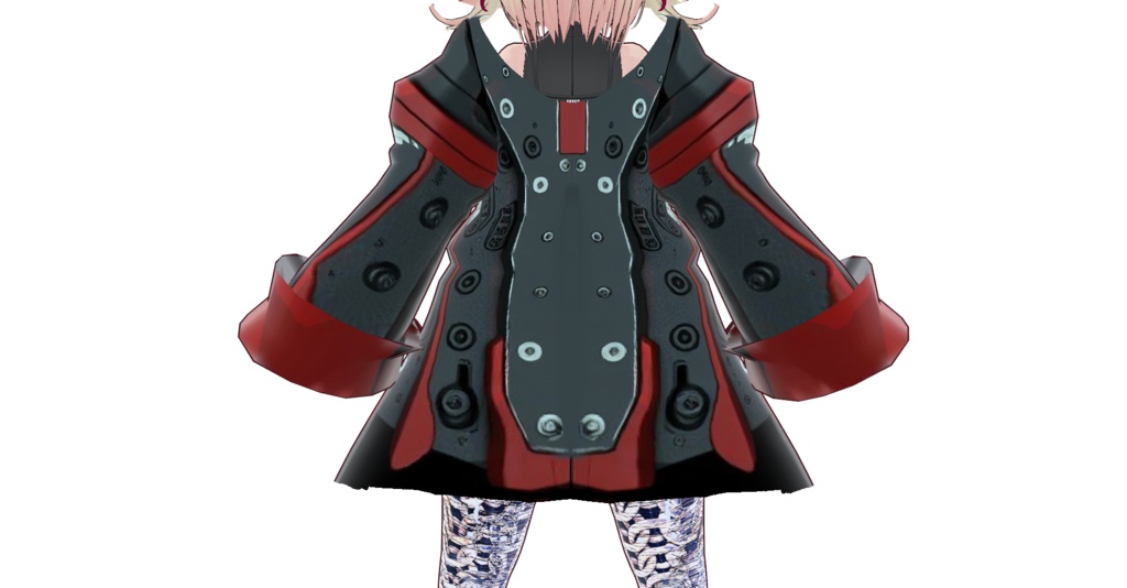 ハンタージャケット2(黒色 白色陰影付きバージョンセット)