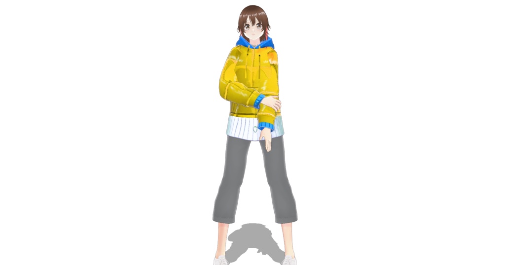 べた塗り衣装に合うパーカー2