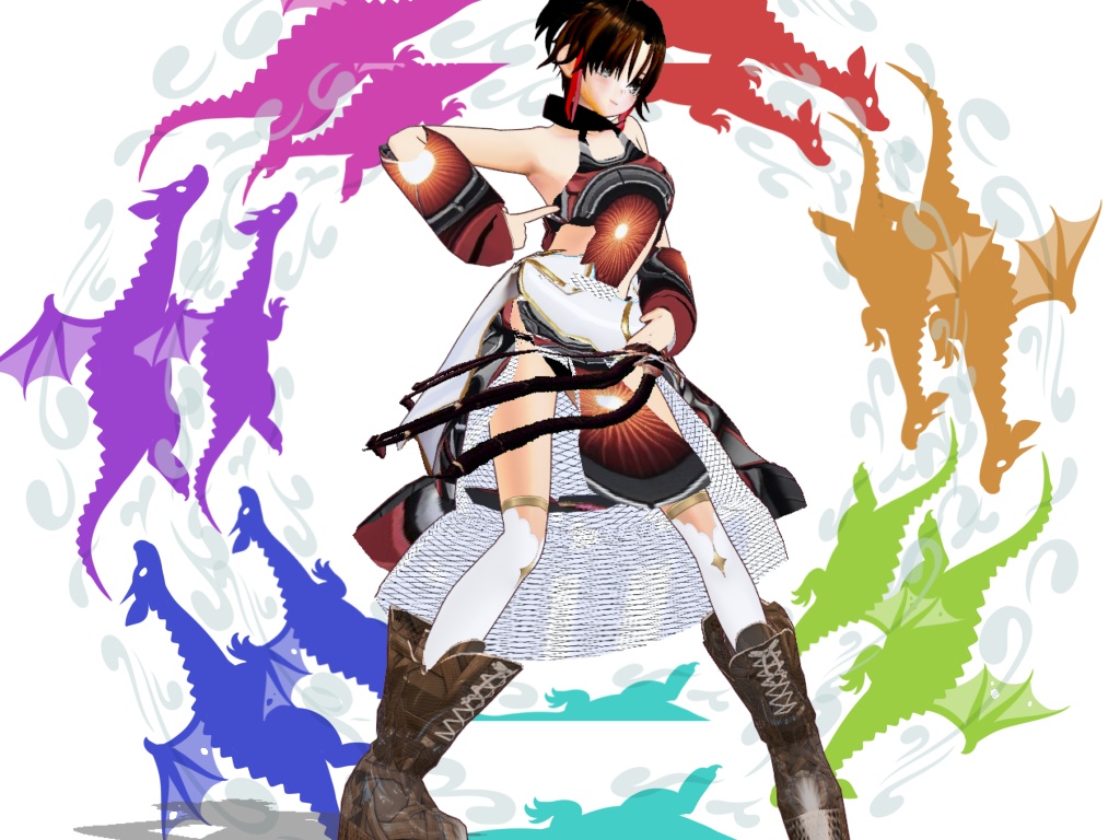 エルフ　ドレス２（パーツ分離可能です）