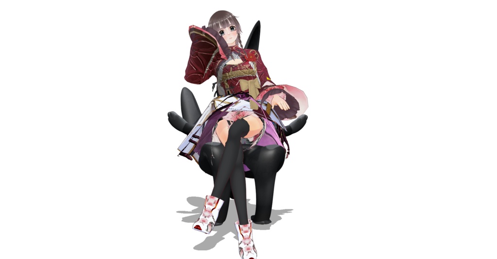 ボスのイス　GLBファイル VRM Posing Desktop読み込み可能