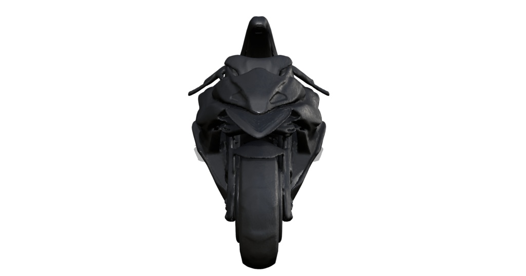 モーターバイク兜　GLBファイル VRM Posing Desktop　PowerPoint読み込み可能