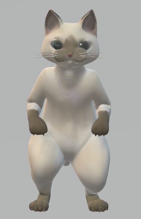 シャムネコnanaちゃん　GLBファイル VRM Posing Desktop読み込み可能